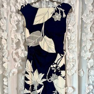 Ralph Lauren Blue & White Flower Dress